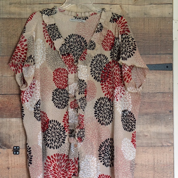 Larry Levine Tops - Signature by Larry Levine Size 2XL Blouse